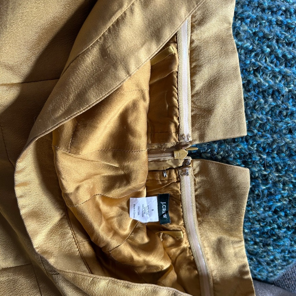 J. Crew Strapless Dress in Vibrant Yellow - Picture 4 of 6